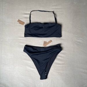 Two-Piece SKIMS 🖤 Swim Bikini Set Onyx Large NWT